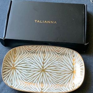 Catch all tray for bedside table.